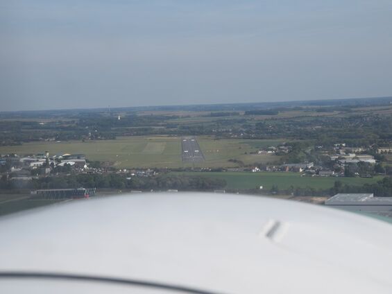de retours à l'aérodrome...
