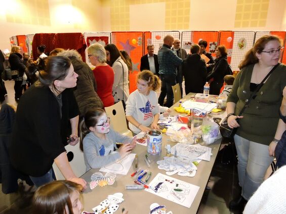 Des ateliers sur le thème du cirque