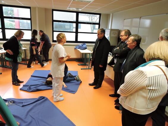 Démonstration des premiers secours