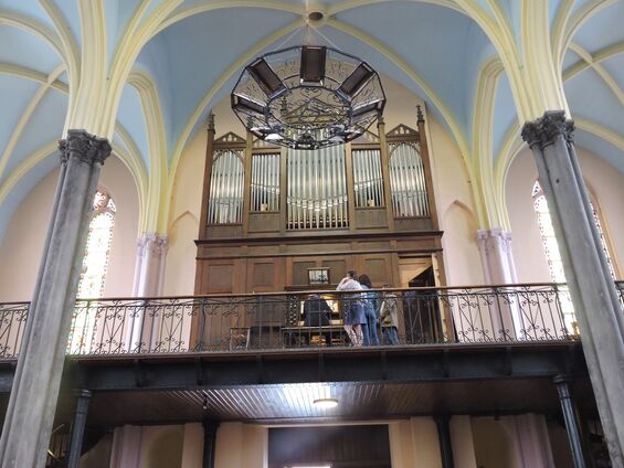 L'orgue de l'église St Martin d'Aniche...