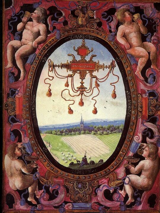 Cartulaire du Duc Charles de Croÿ peint en1603