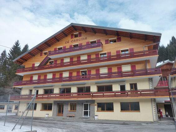 Le chalet hébergeant les enfants