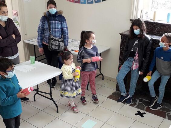 Atelier UNICEF à l'EVS