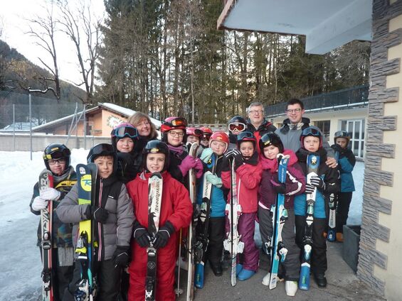 La photo avant d'affronter les pistes...