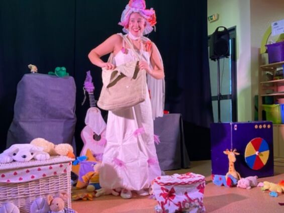 Spectacle à la structure multi-accueil Maria-Montessori